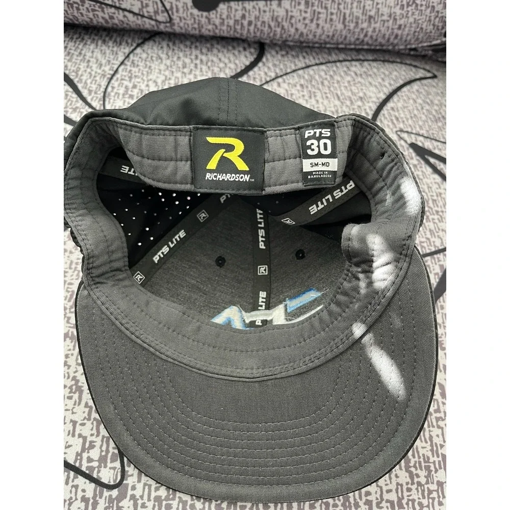 Richardson‎ Hat Cap Fitted Black Mens Small Medium PTS 30 Stretch Fitted